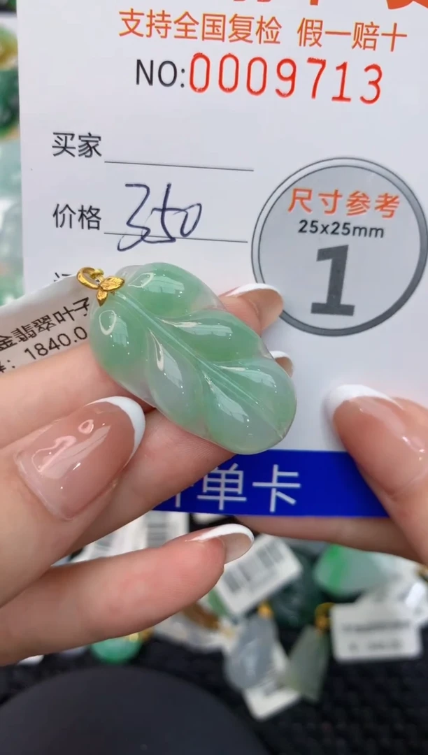 【闪购商品】翡翠颈饰18K金镶嵌111111111