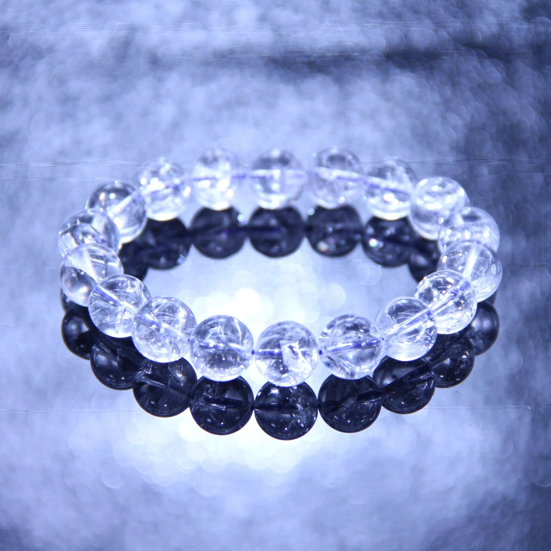 天然白水晶白阿赛喜马拉雅白雪白七彩暴彩水晶J-1600