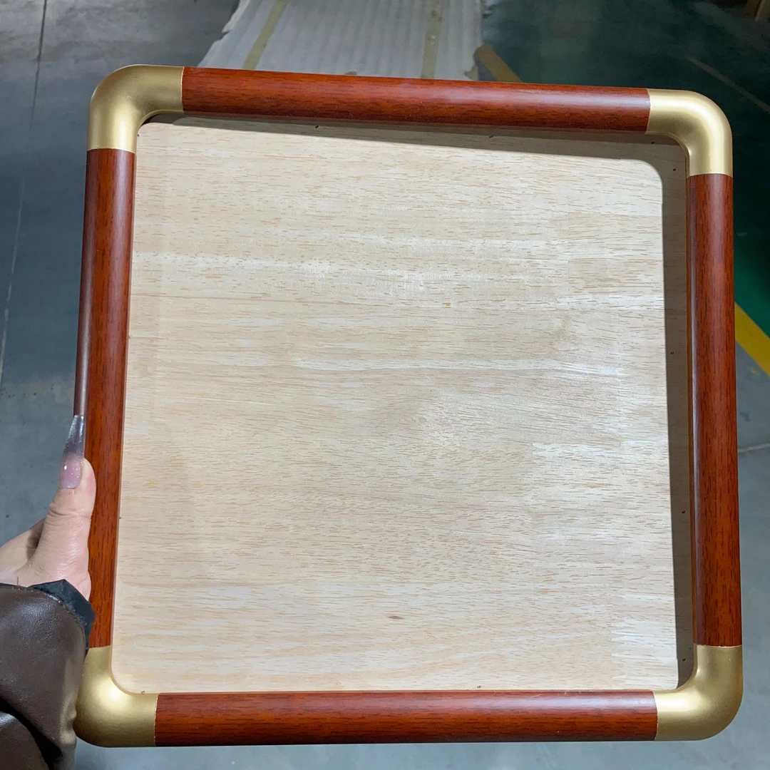 【背板32.3*32.3】2530桐木木花梨色实木画框