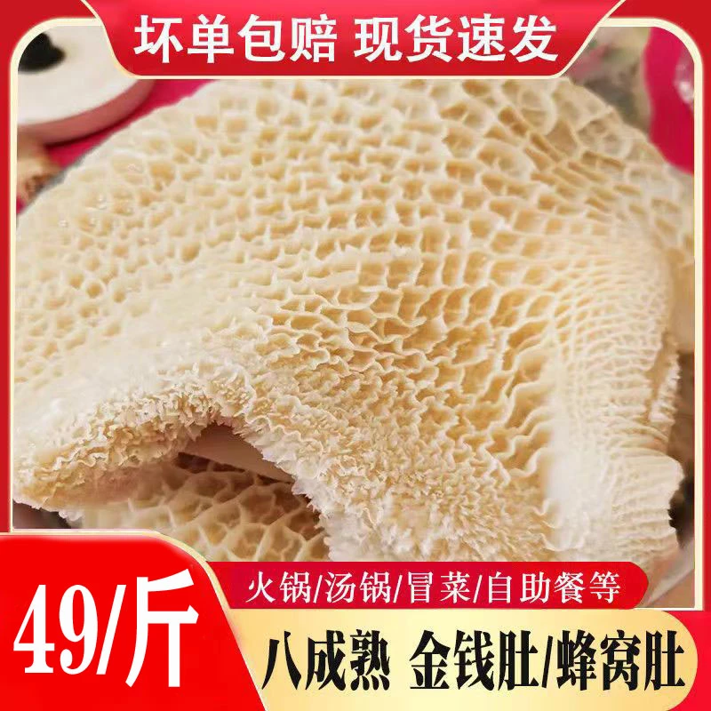 优质本地黄牛金钱肚 蜂窝肚4斤装 半成品清水煮 半熟新鲜真空包装