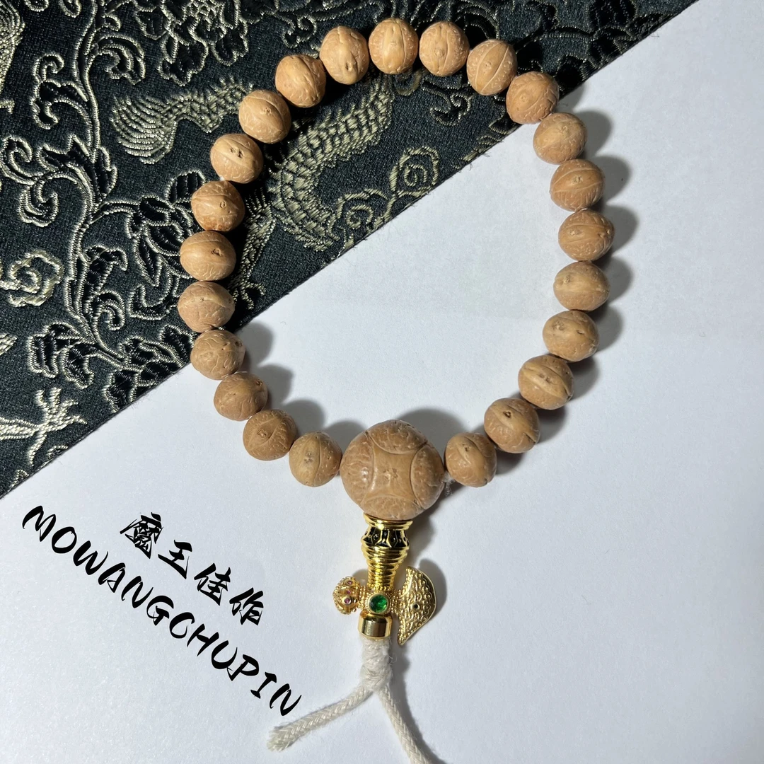 凤眼菩提24新籽 实心籽手剥 手串手持 尼泊尔原生态小风眼9.9mm