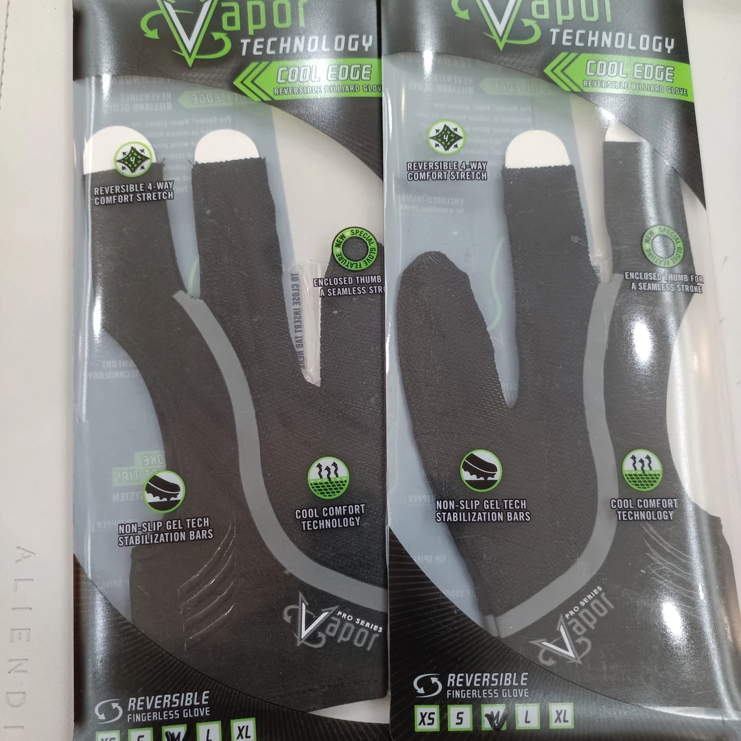 全新vapor蒸汽台球手套