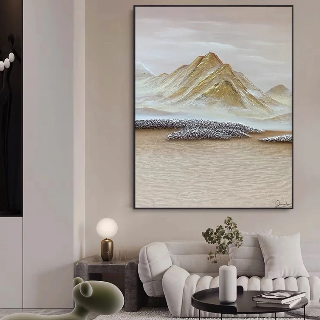 『日照金山』经典画室老师原创油画