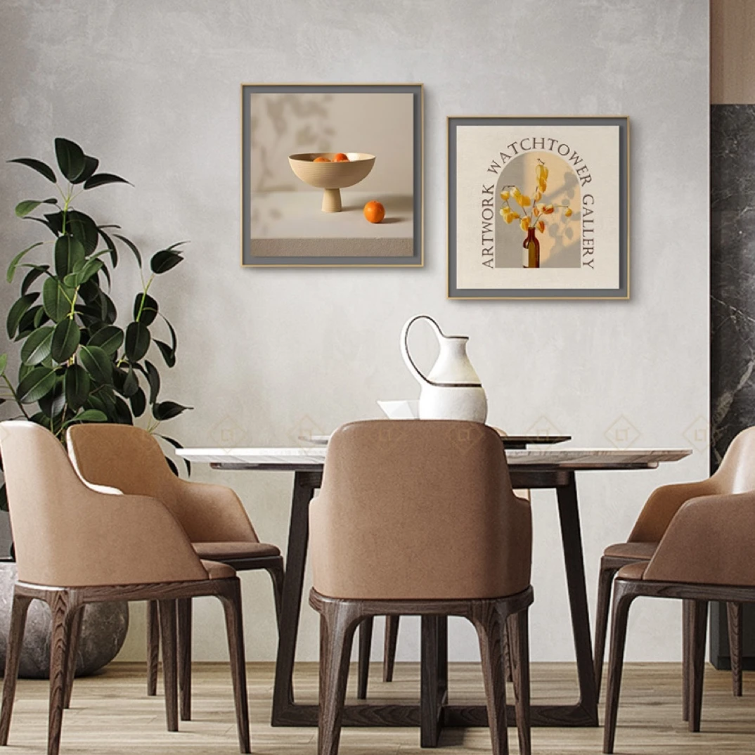 活动款『岁月静好』经典餐厅画原创65×65