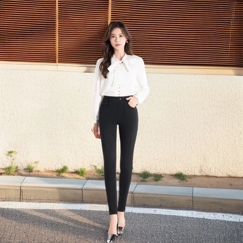 24811#【木兮兮专属】2026年秋冬季新款气质显瘦保暖时尚百搭休闲裤