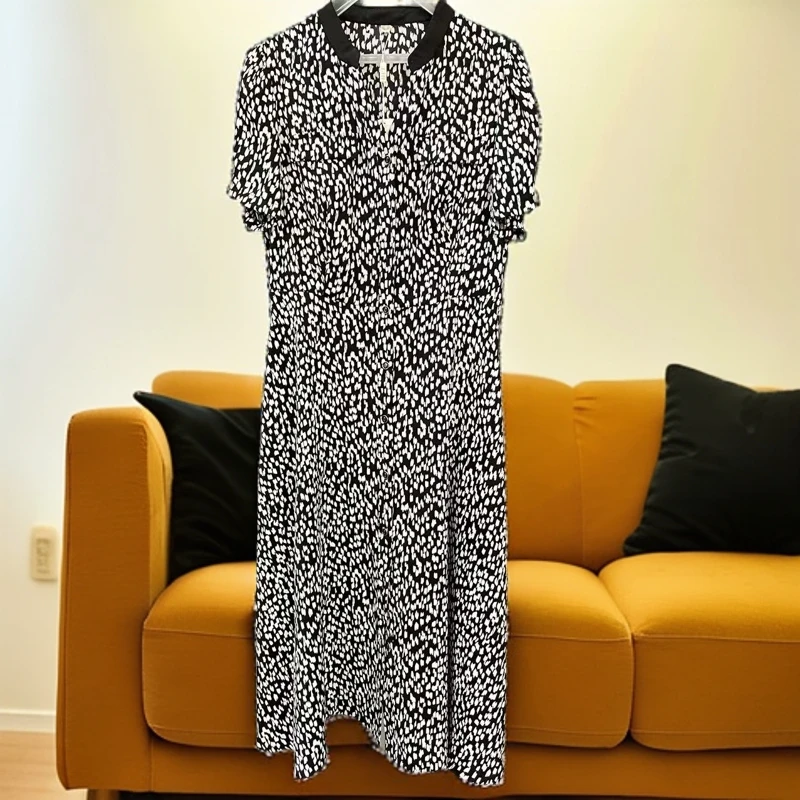 323#【木兮兮专属】2024年夏季新气质时尚百搭中长款连衣裙显瘦