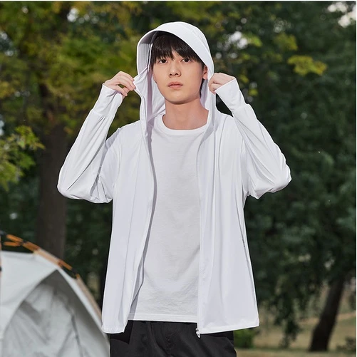 7030#男款【木兮兮专属】防晒衣2025夏季新男装连帽防紫外线防晒服