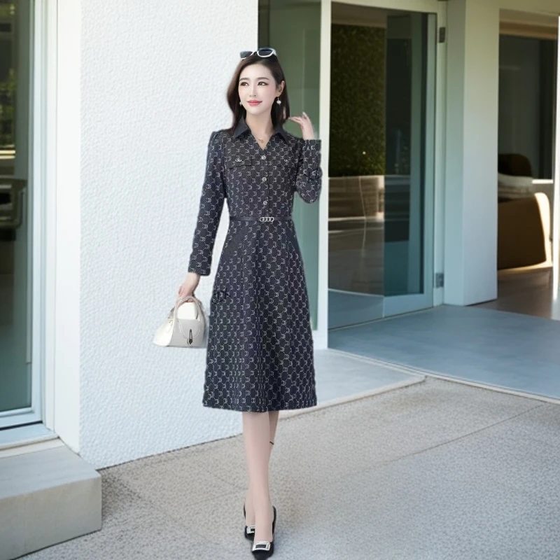 D36#【木兮兮专属】2026年秋冬季新款气质显瘦百搭休闲时尚连衣裙