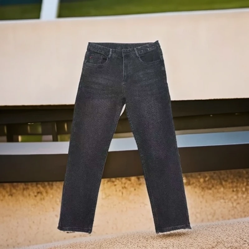 9218#黑【木兮兮专属】2024秋冬季新款男士时尚弹力舒适百搭牛仔裤