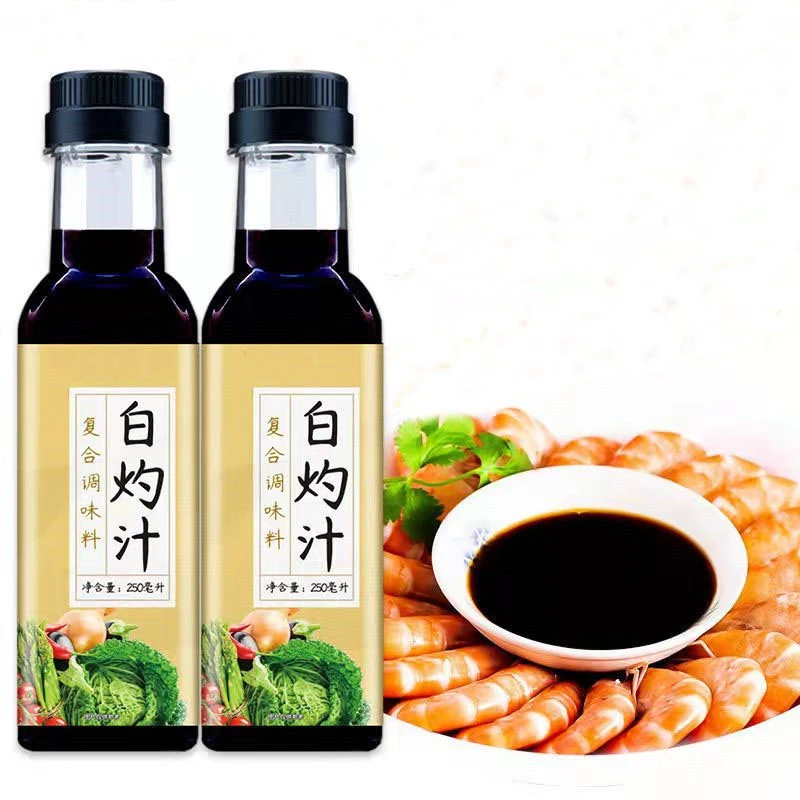 白灼汁浓郁甄选凉拌调味料蒸鱼海鲜菜心西生菜凉拌汁家用1瓶250ml