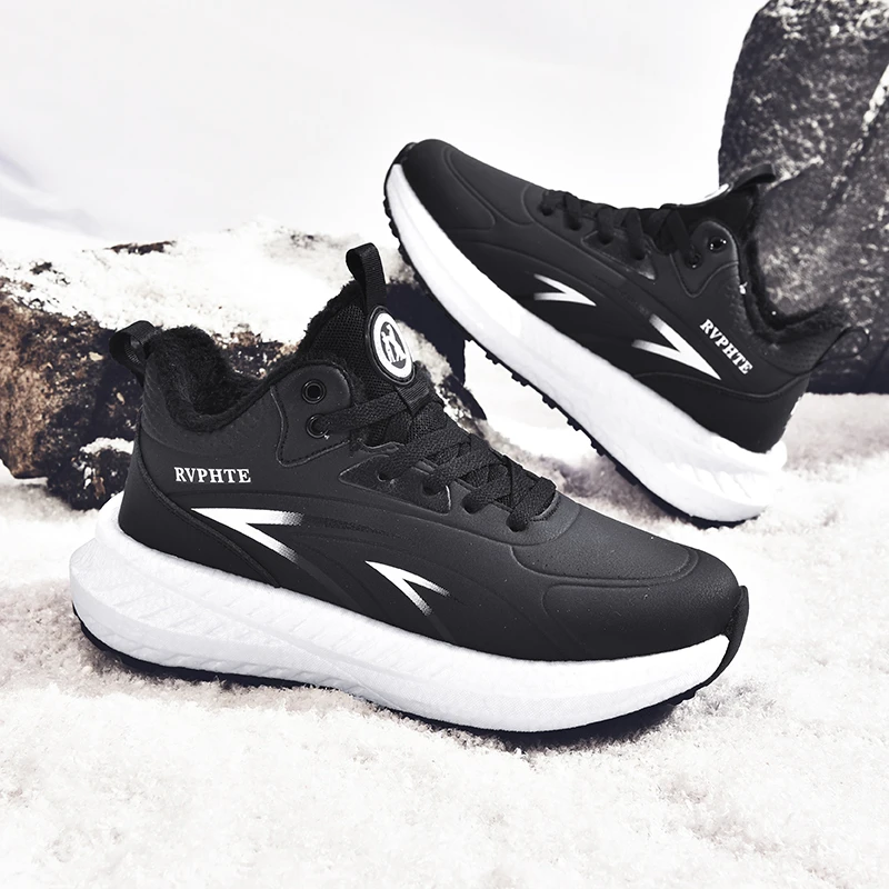 威夫特保罗专柜正品秋冬季棉鞋加绒 百搭减震跑步运动男女款25829