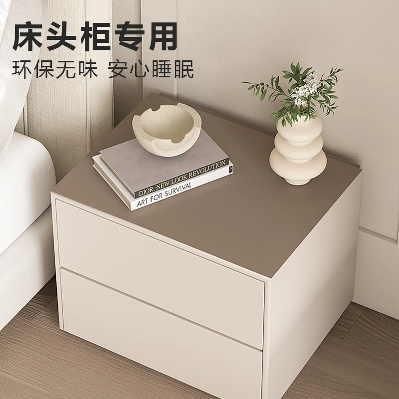 床头柜垫子皮革盖布防烫防水轻奢高级感桌面保护垫防尘电视柜防油