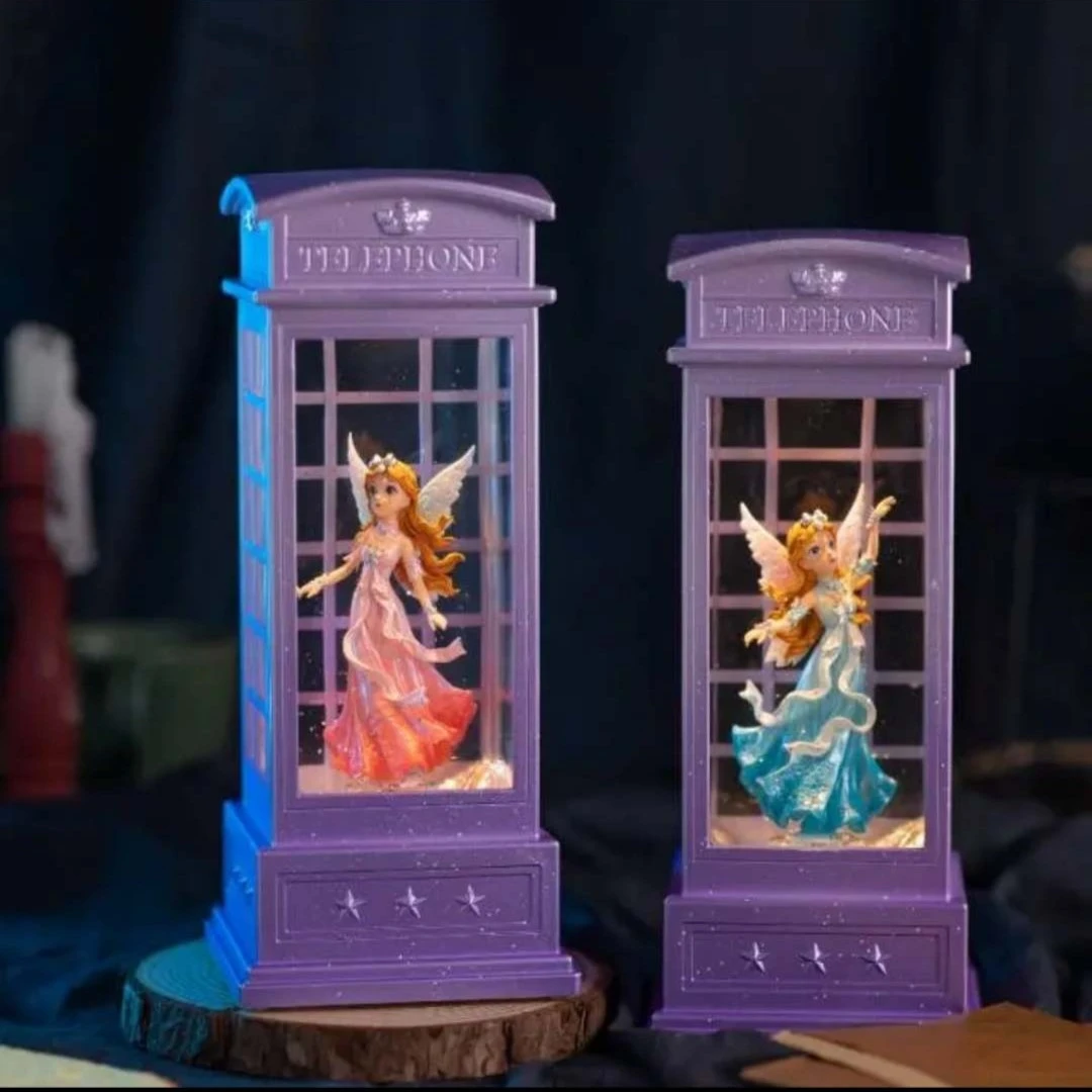 （福利价）维尼公主八音盒女童小夜灯梦幻跳舞芭蕾旋转音乐盒