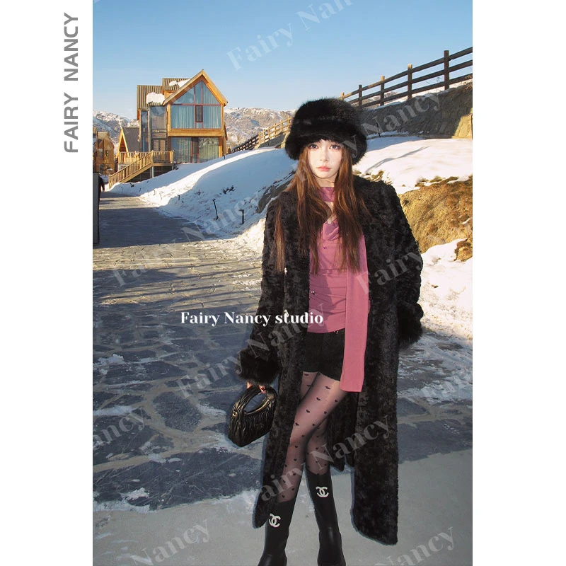 【FairyNancy】【陨石拿铁】毛短裤女秋冬低腰热裤辣妹显瘦短裤