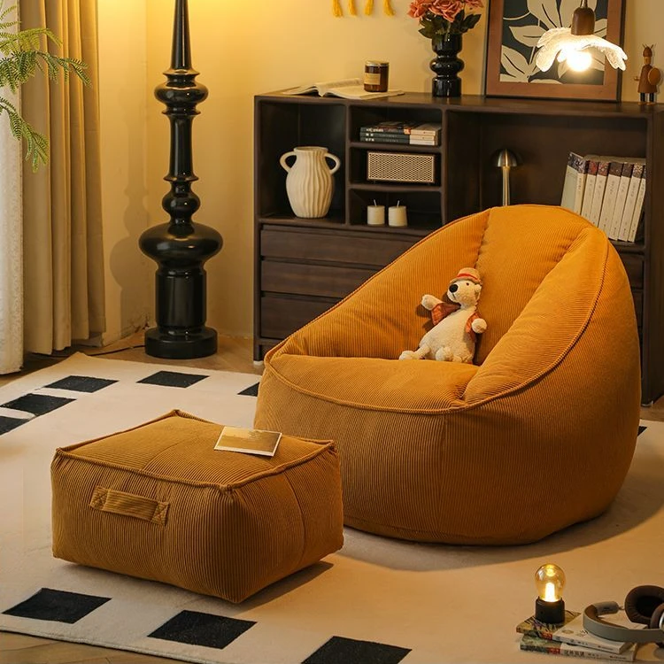 懒人沙发豆袋榻榻米单人沙发椅简约家用客厅卧室网红懒人阳台躺椅