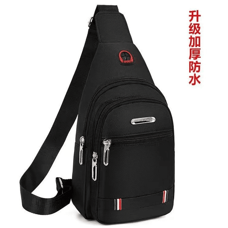 2023新款防水耐磨男士潮牌胸包多功能单肩斜挎包男胸前休闲小背包