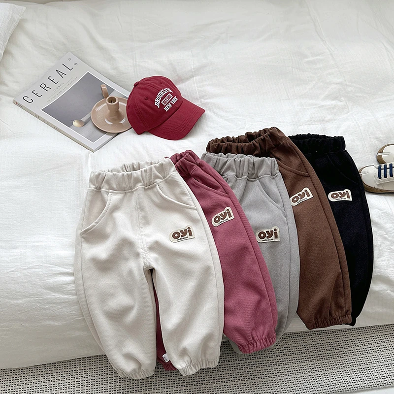 【热卖爆款】儿童休闲卫裤春秋季百搭运动裤子潮童休闲裤