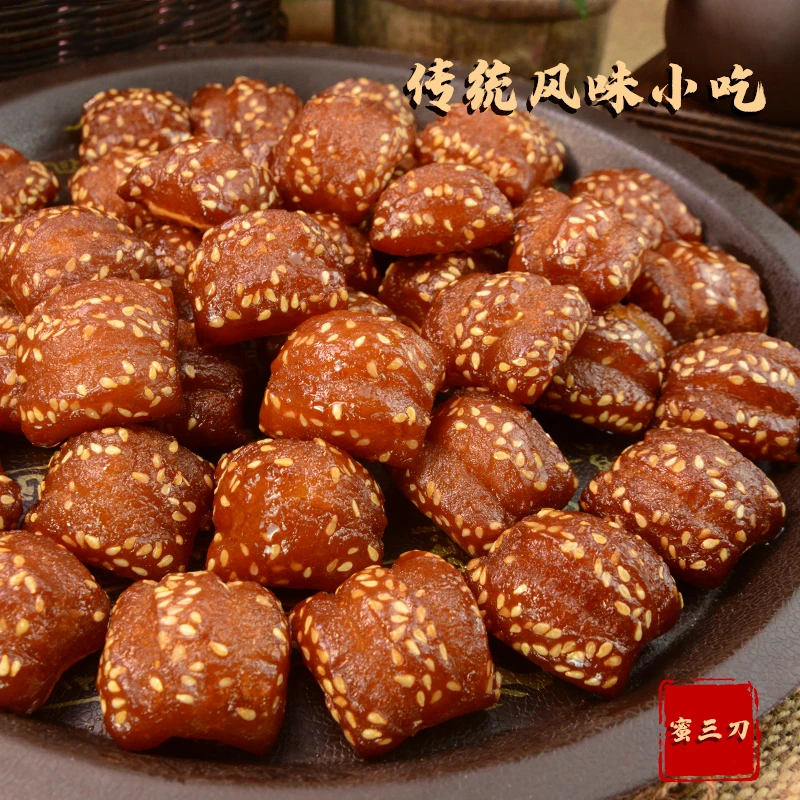 传统糕点酥油炸香甜三刀蜜三刀老式油果子休闲零食常温绵软小吃