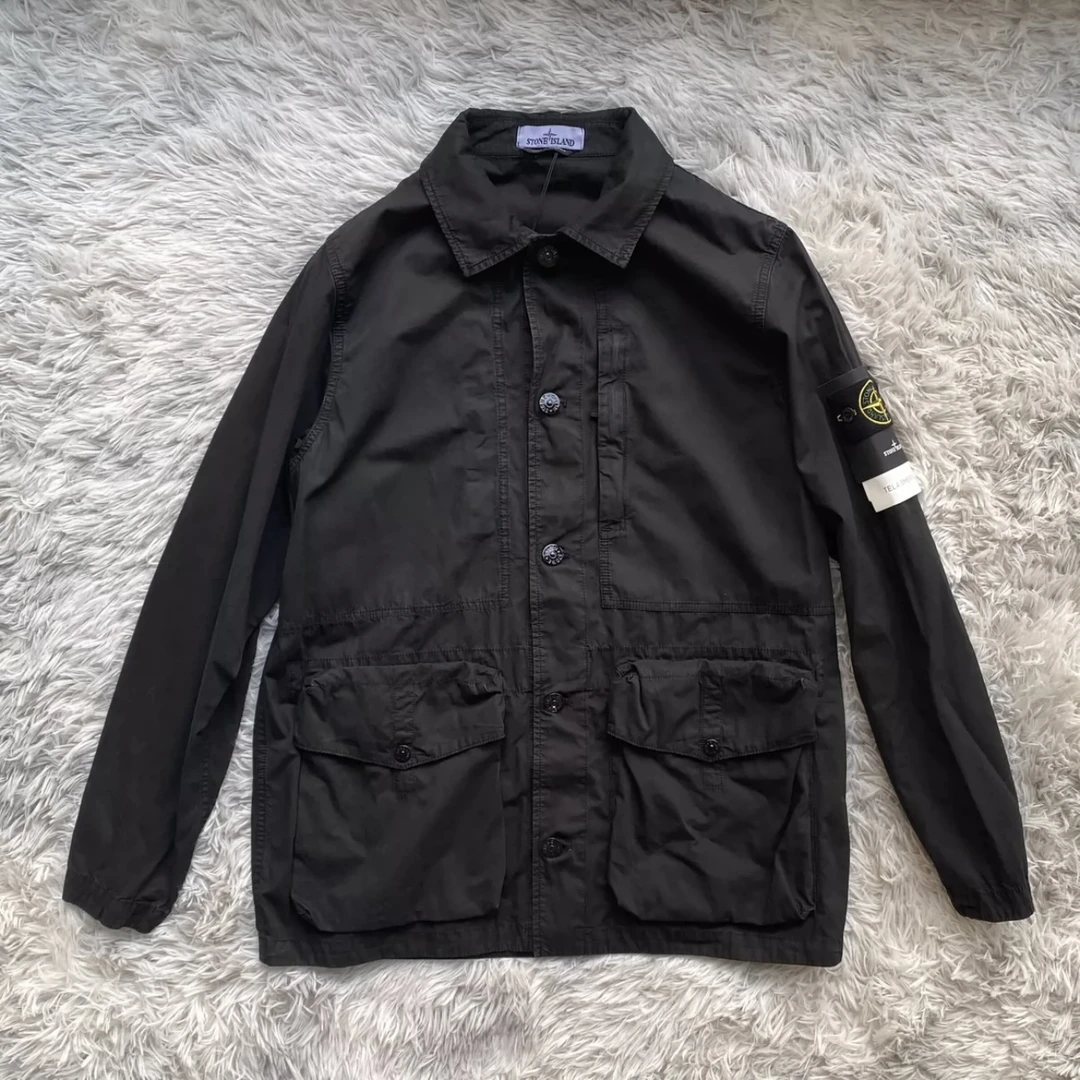 全新Stone Island石头岛水洗多口袋夹克 国内发售价 L码黑色6000+