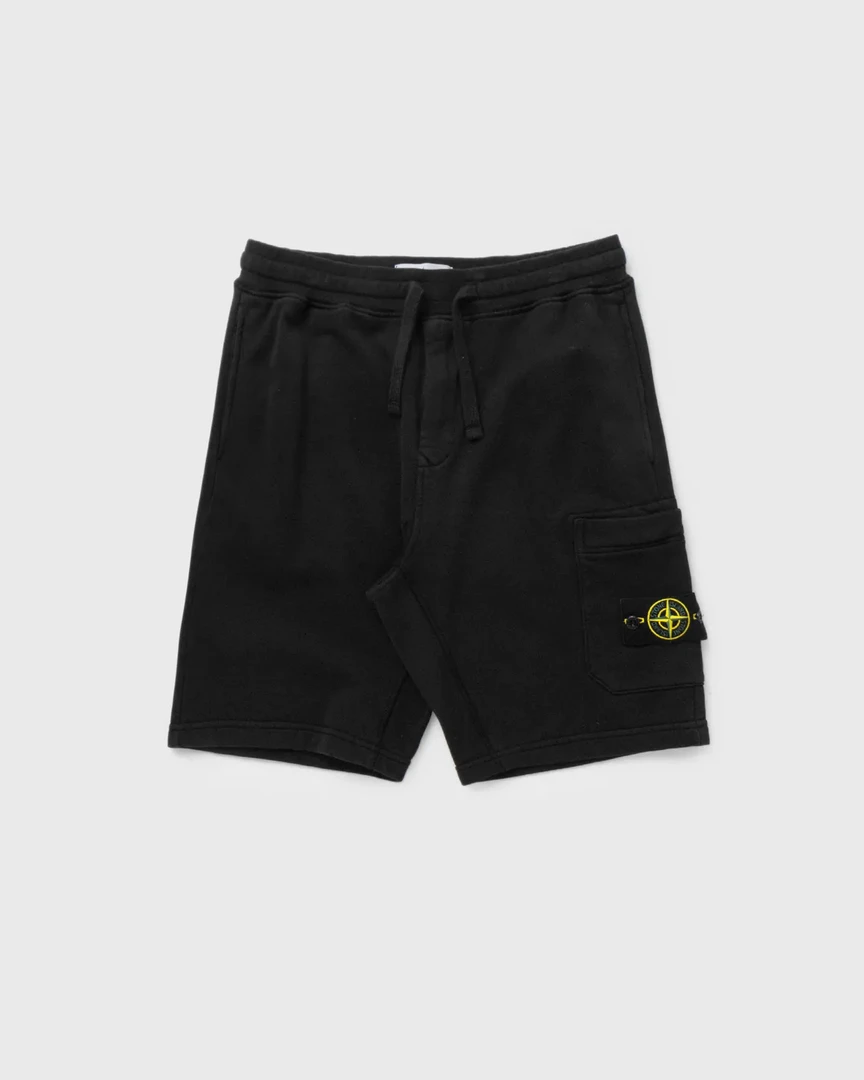 国内现货 Stone island石头岛纯棉运动短裤 黑色 24新款专柜2800