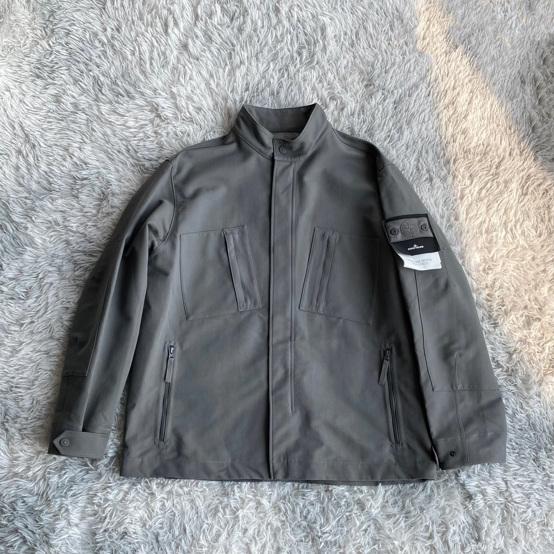 全新带吊 Stone Island石头岛Ghost系列幽灵夹克 灰色 专柜8K+