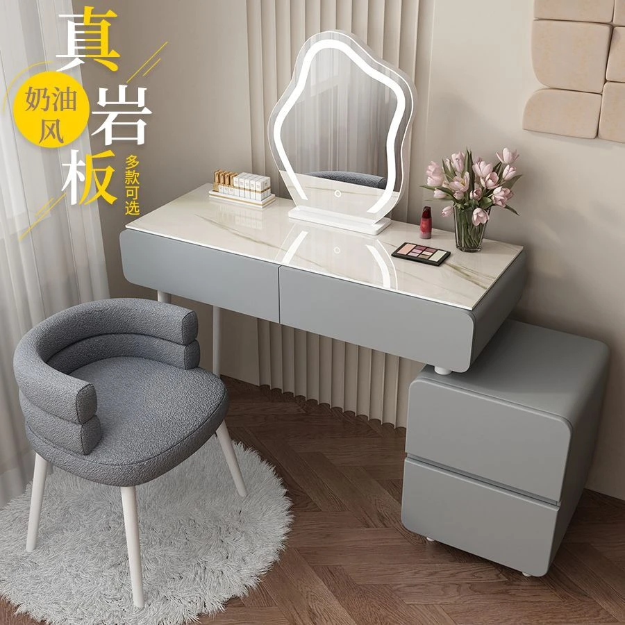 卧室梳妆台床头柜一体房间网红小户型化妆台轻奢现代简约化妆桌子