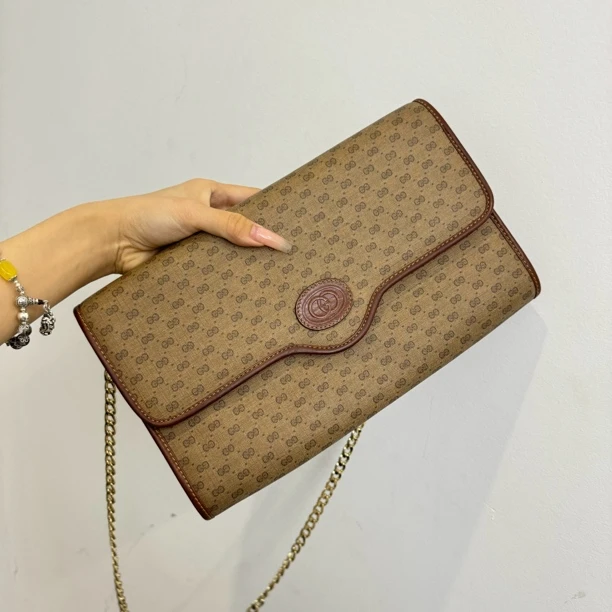 95新 GUCCI/古驰 gucci 夹子单肩包/5875674