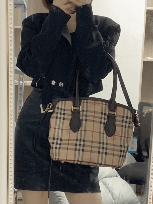 95新 BURBERRY/博柏利 聪聪/巴宝莉单肩包腋下包/7095234