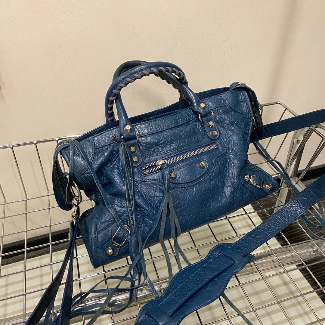 95新 Balenciaga/巴黎世家 小号机车包/12258137