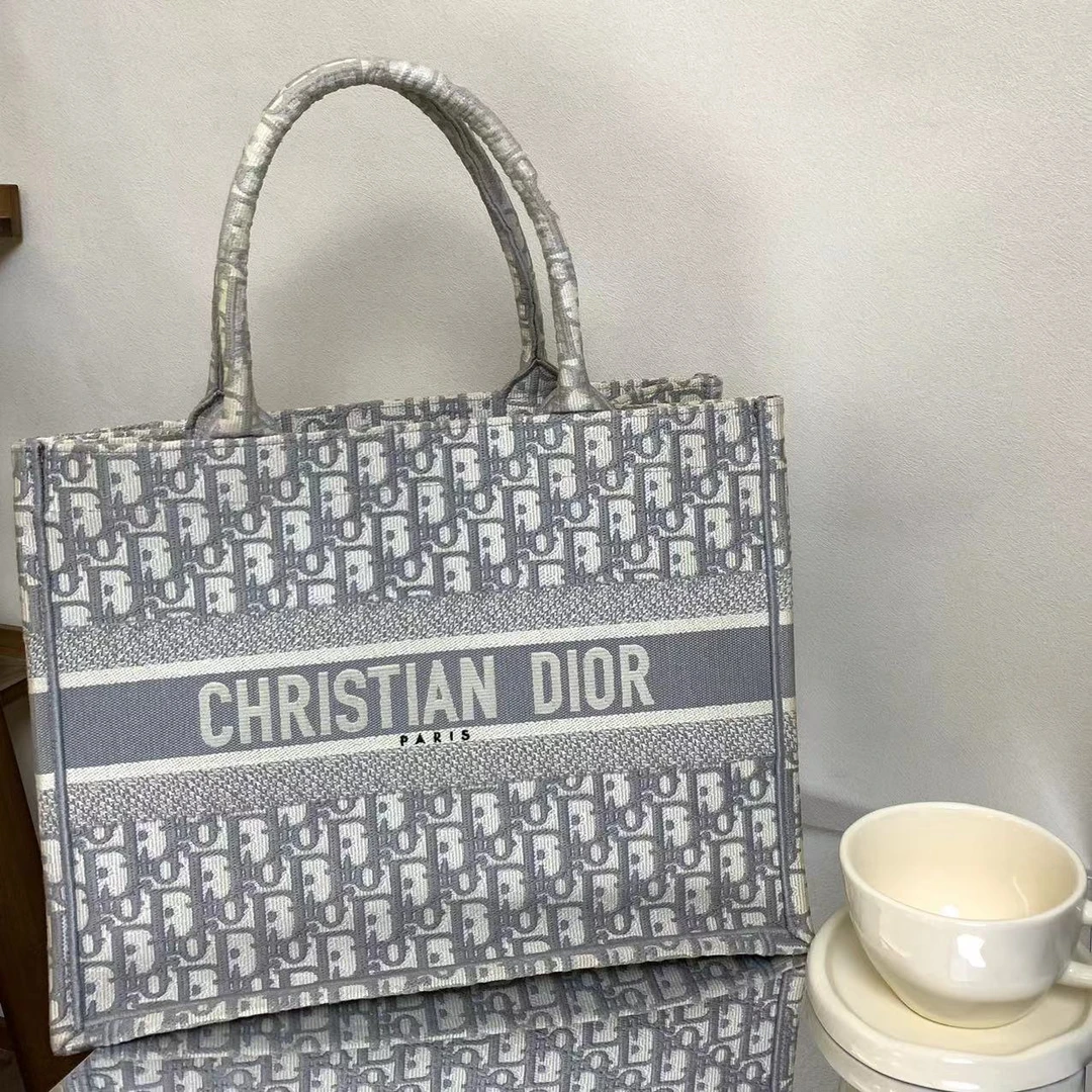 95新 DIOR/迪奥 book托特刺绣满老花/7719030