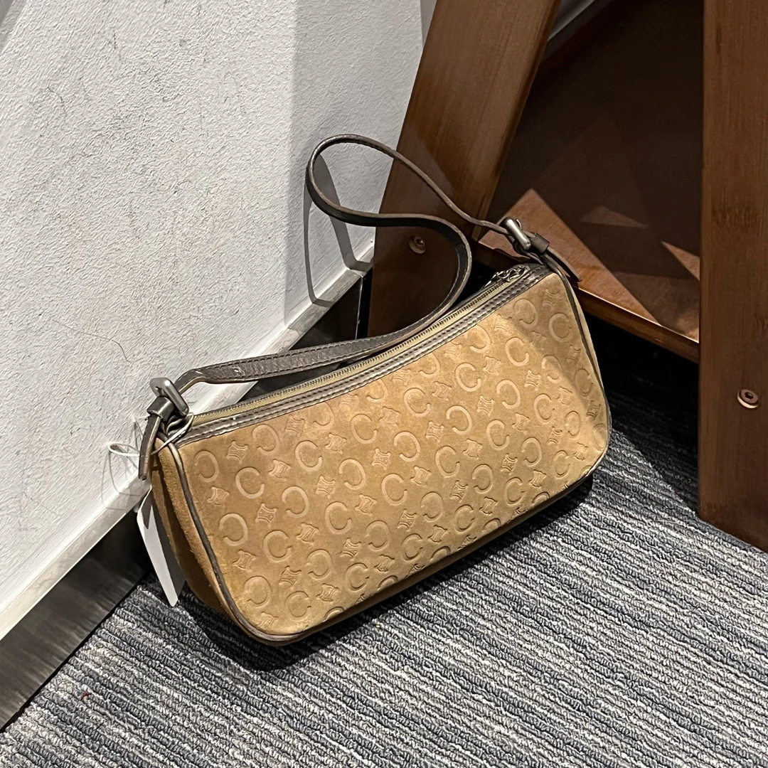 95新 Celine/思琳 celine 思琳棕色单肩包/3836559