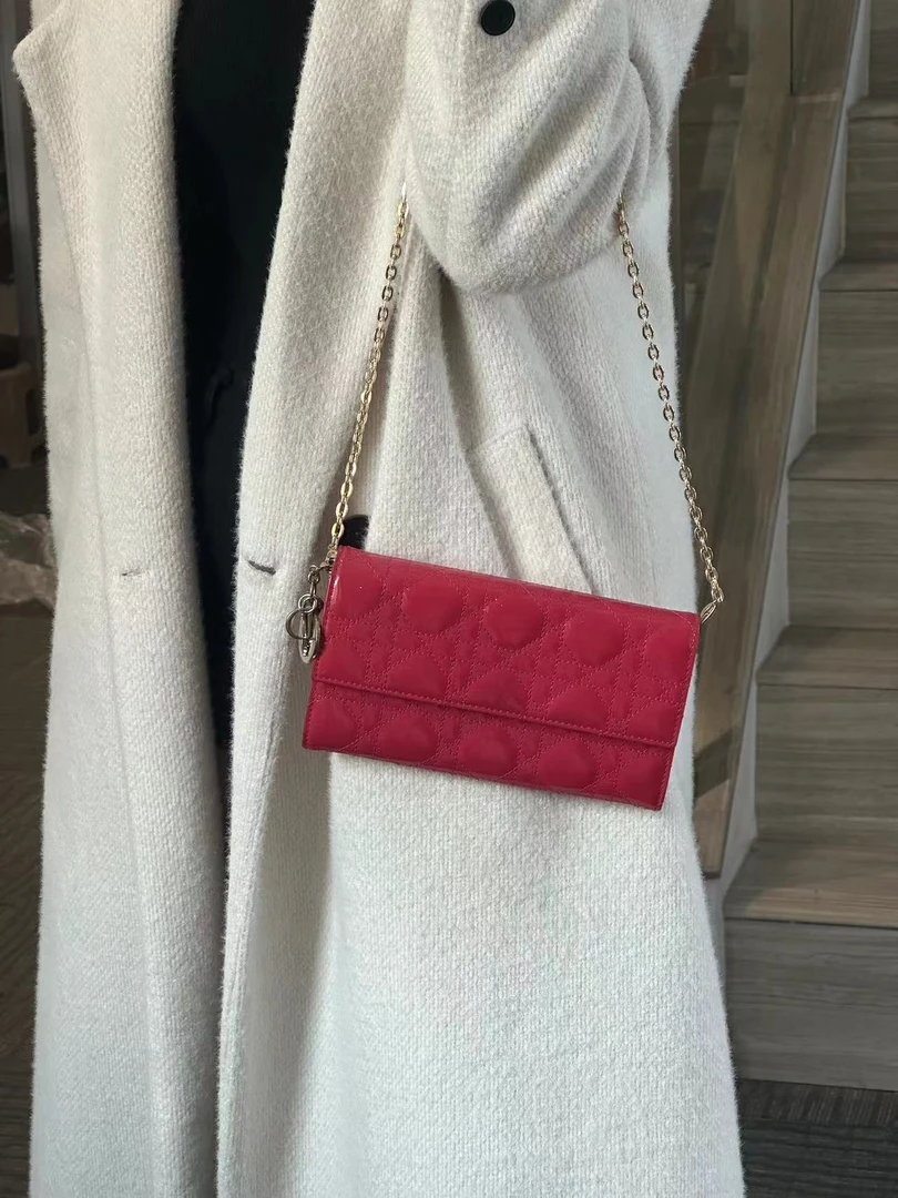 95新 DIOR/迪奥 dior粉色单肩包/4799348
