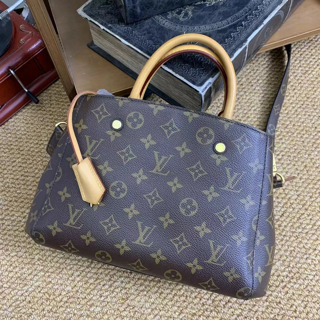 95新 LouisVuitton/路易威登 lv小号蒙田包手提斜挎/4032