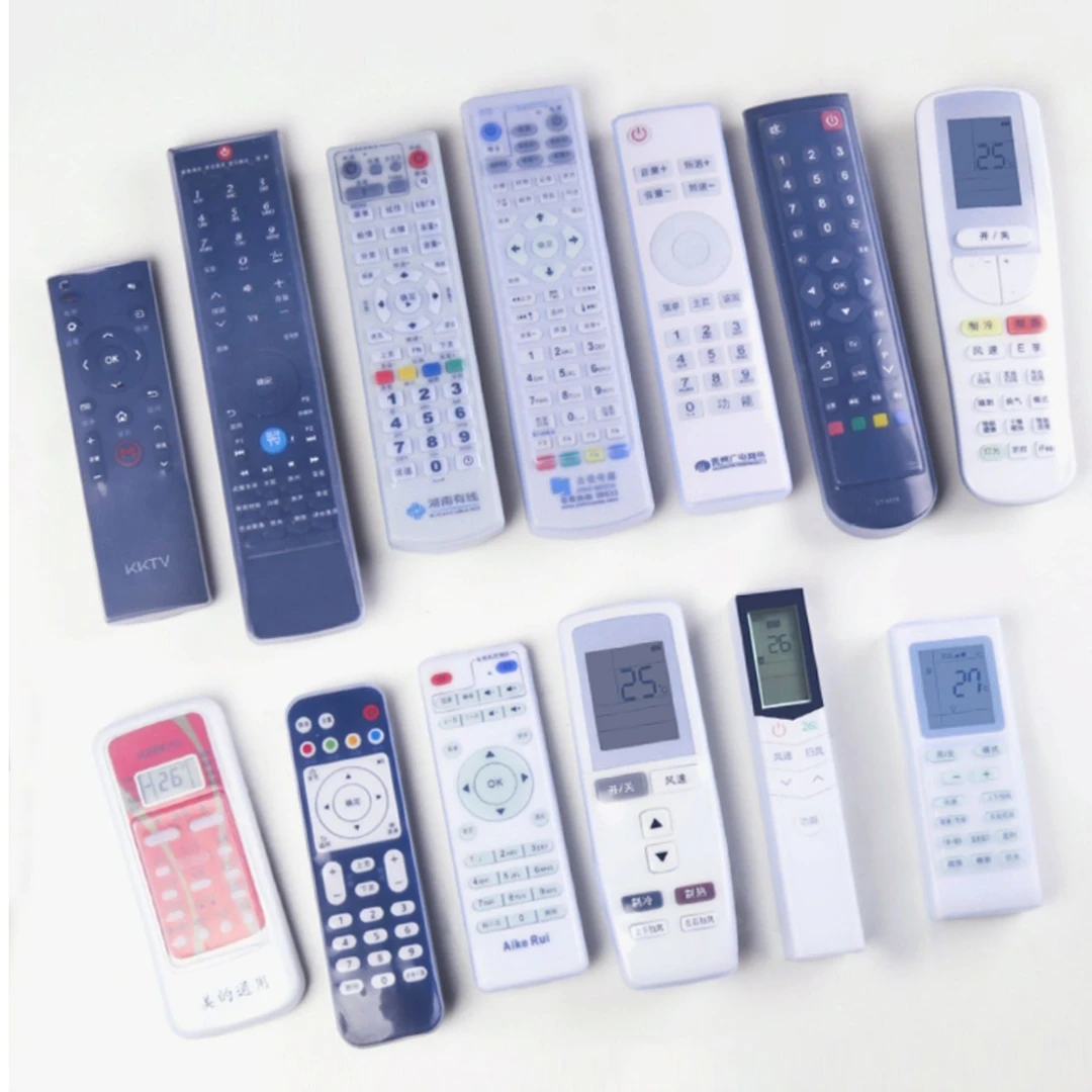 电视空调遥控器保护套全包硅胶通用加厚爆款透明防尘罩防摔防水套