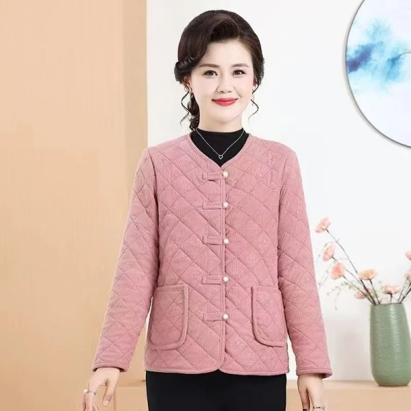 条绒国风盘扣便袄 368款