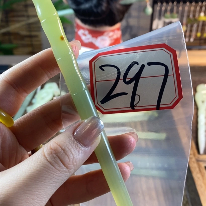 【闪购商品】蛇纹石玉发饰未镶嵌谢***谢