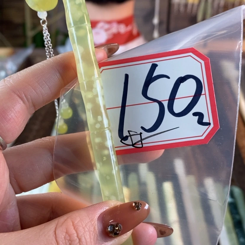 【闪购商品】蛇纹石玉发饰未镶嵌?****?