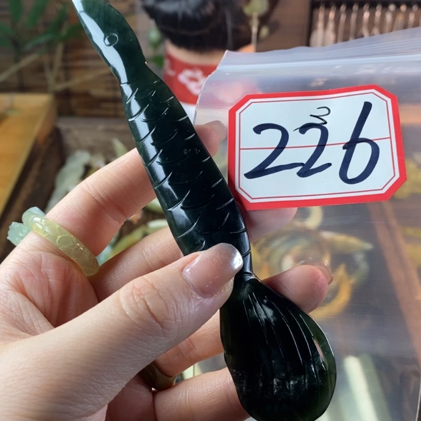 【闪购商品】蛇纹石玉发饰未镶嵌第****名