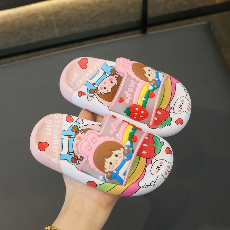 男女款儿童拖鞋小孩家居防滑拖鞋网红拖鞋儿童休闲鞋浴室软底C166