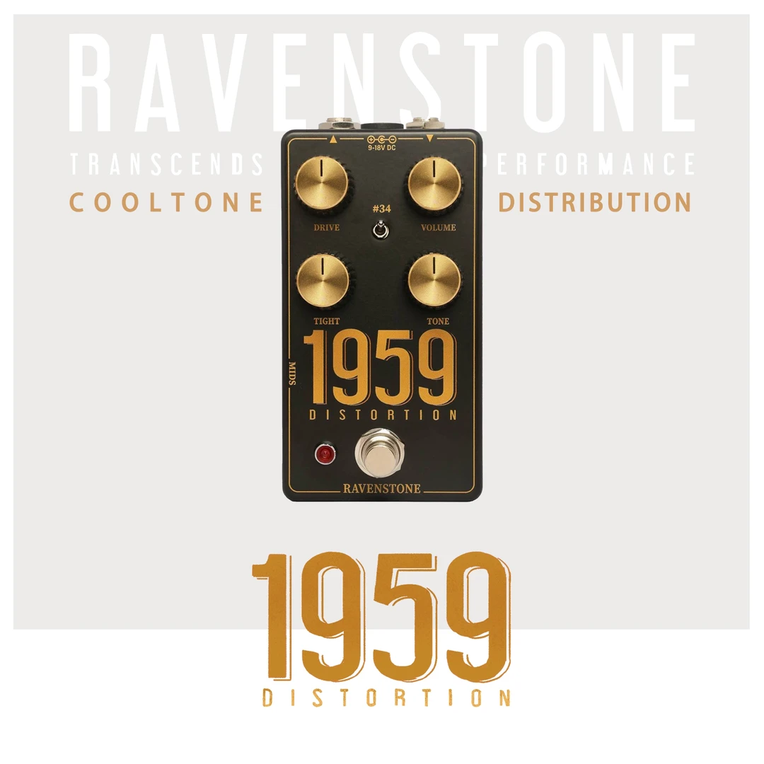 1959失真单块效果器 Ravenstone调节马勺音色模拟 范海伦音色经典