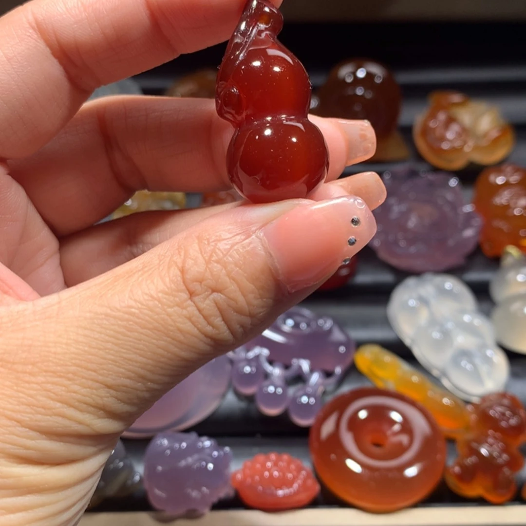 【闪购商品】玛瑙/玉髓颈饰未镶嵌芮*