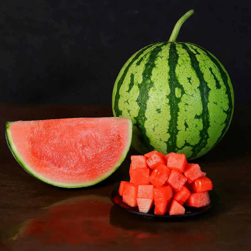 河南夏邑8424美都麒麟西瓜-京东快递包邮（新疆西藏港澳台不发）