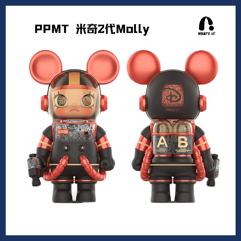 【全款】POPMART泡泡玛特 100周年 米奇 MOLLY 400% 潮玩摆