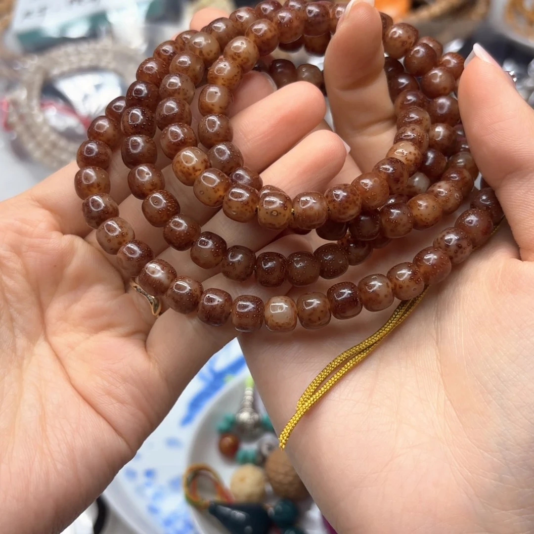 星月菩提吊坠脑***莲8✖️7果冻玉化单圈