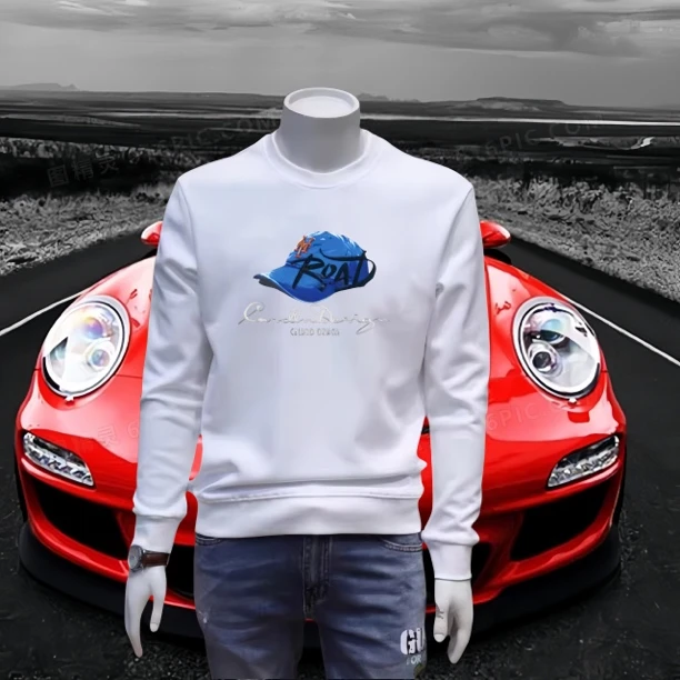 秋冬新款卡通印花潮牌男女卫衣 宽松大码体恤ins超火嘻哈情侣外套