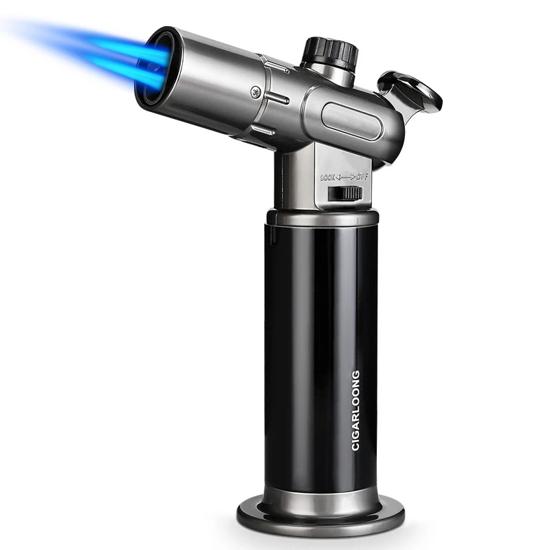 CIGARLOONG/茄龍雪茄打火机直冲防风多功能调节打火机CLB-20EAA
