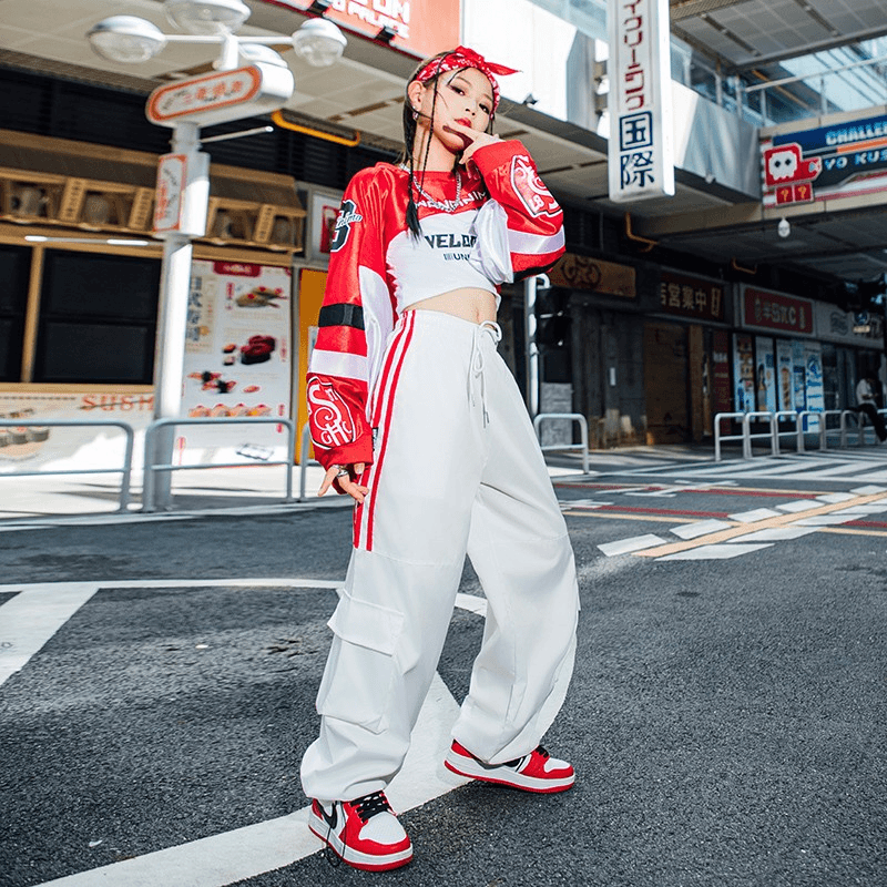 少儿爵士舞服女童jazz套装秋冬街舞潮装甜酷儿童架子鼓走秀演出服