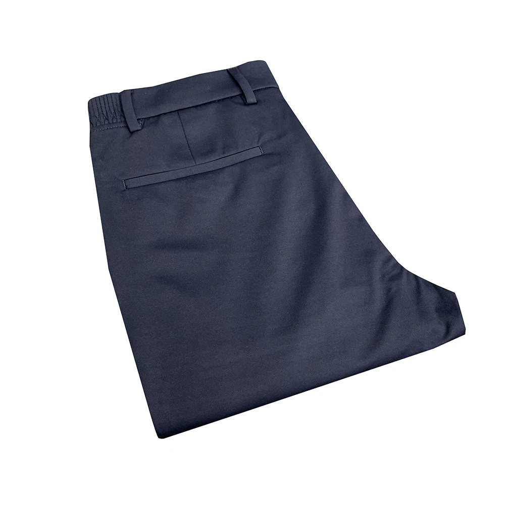 鸟【净版百搭】藏青色男士商务高弹直筒舒适四季薄款休闲裤XK188