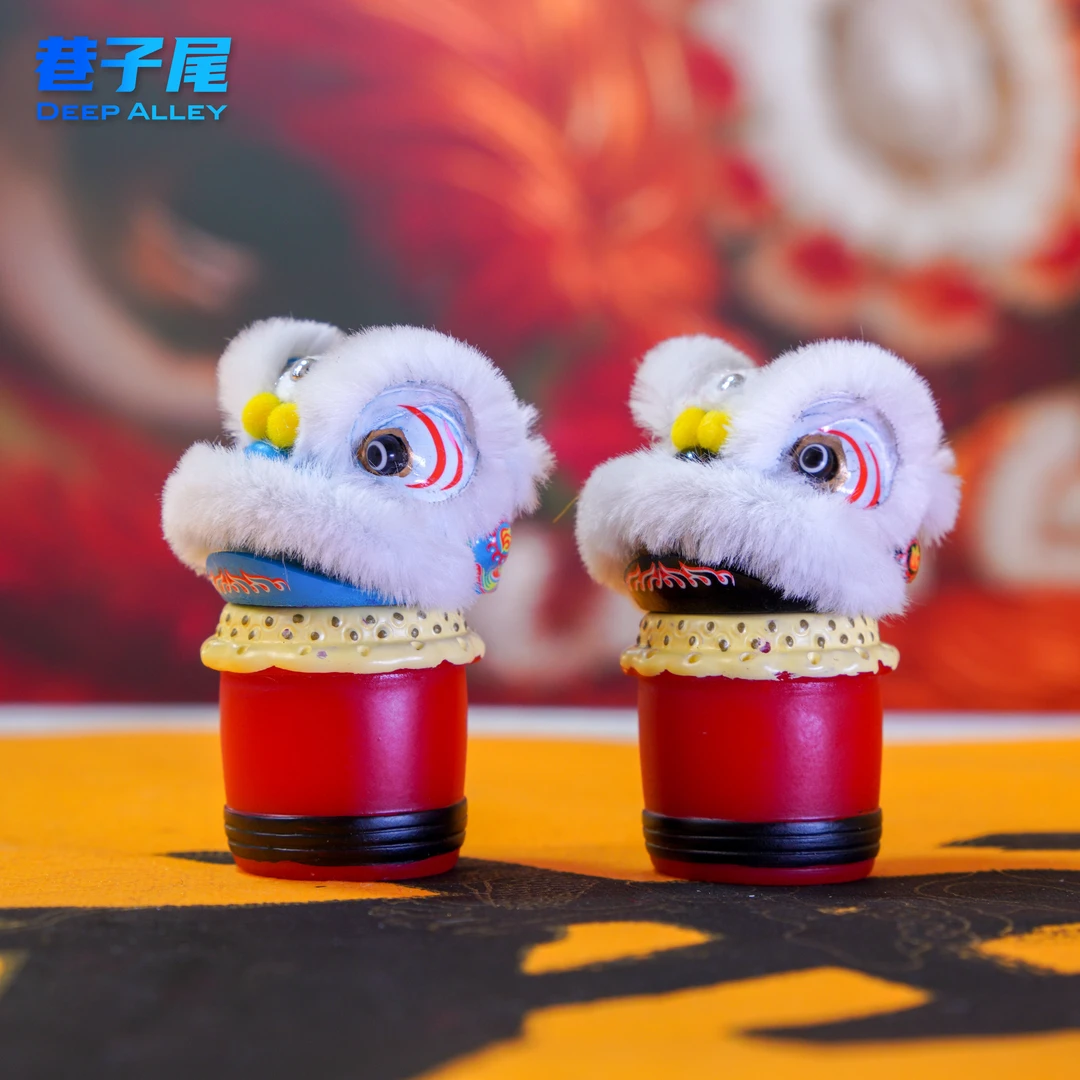 宝藏文创雄狮少年醒狮汽车摆件坐鼓狮送礼中控台装饰车载舞狮手工