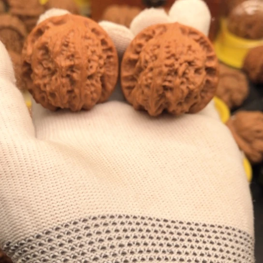 核桃核雕41蓟县马蹄狮子头